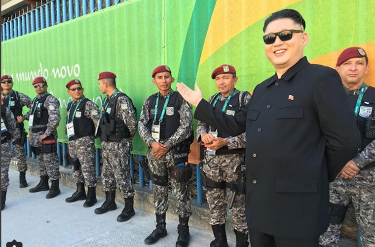 “Ban sao” ong Kim Jong-un gay sot o Olympic Rio 2016-Hinh-7